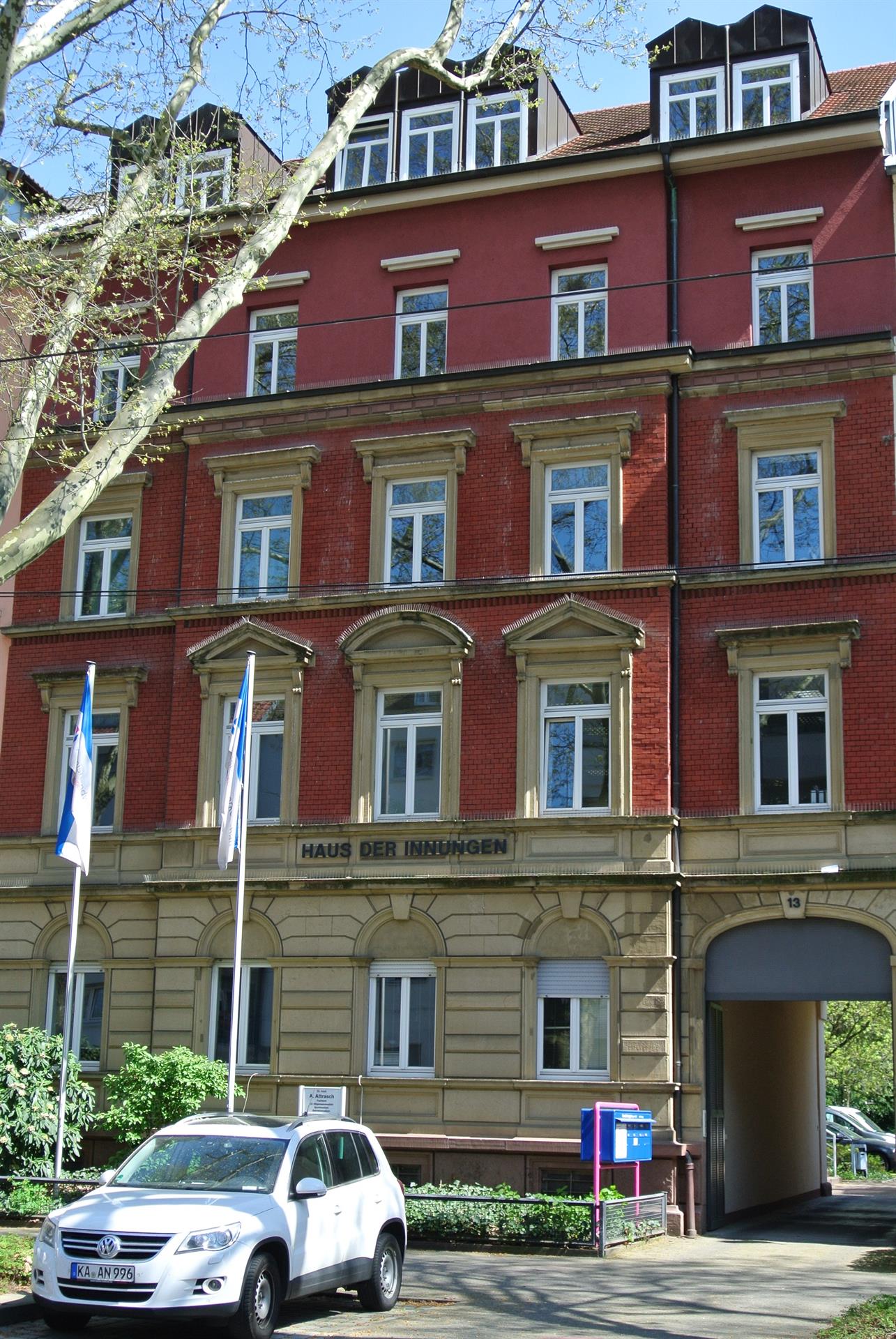 Geschäftsstelle im Haus der Innungen in Karlsruhe